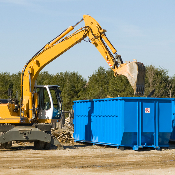 how does a residential dumpster rental service work in Bayou Corne